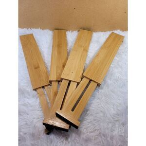 Utoplike Bamboo Drawer Dividers- Set of 4